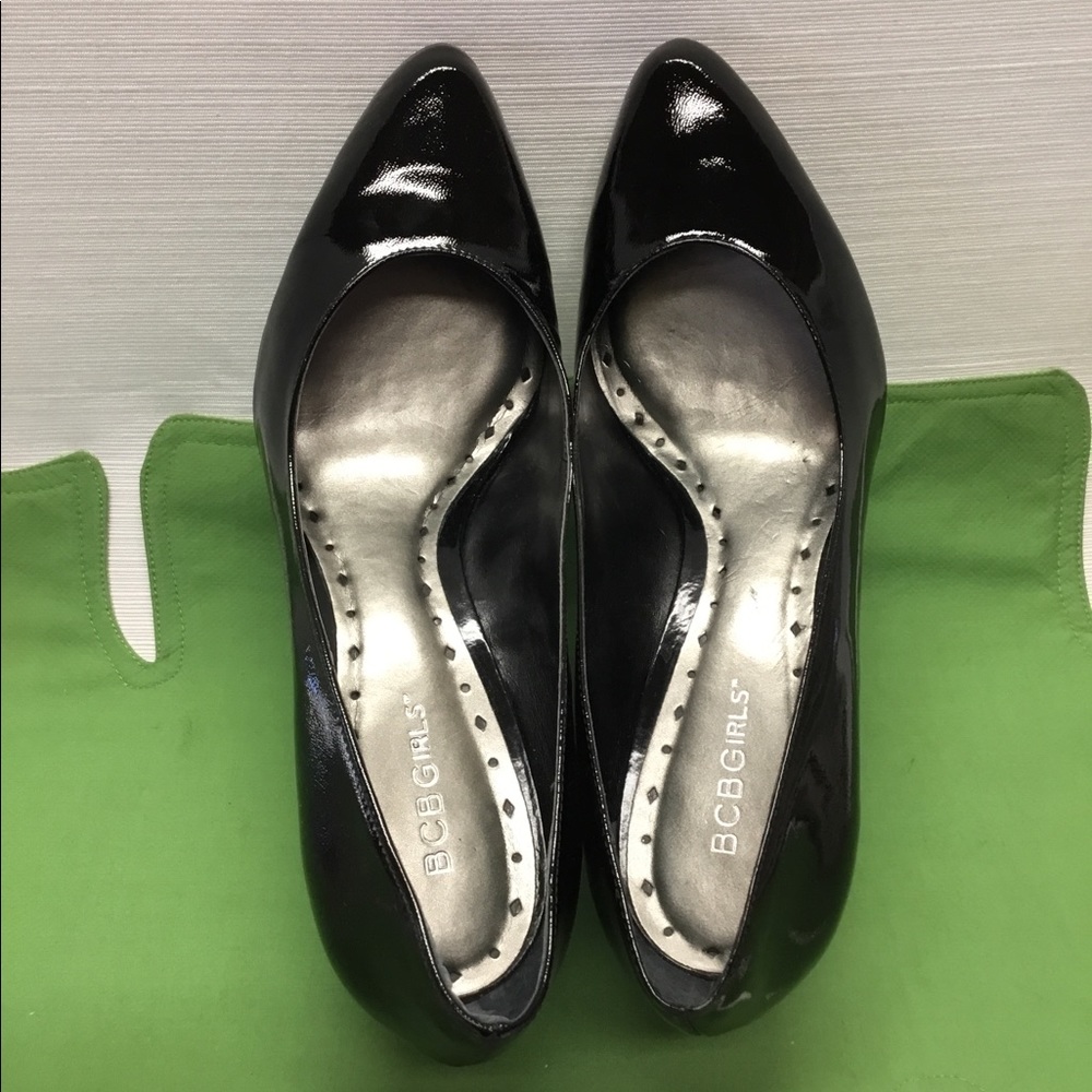 BCBGirls Nice Black Patent Leather Heels - Picture 3 of 6